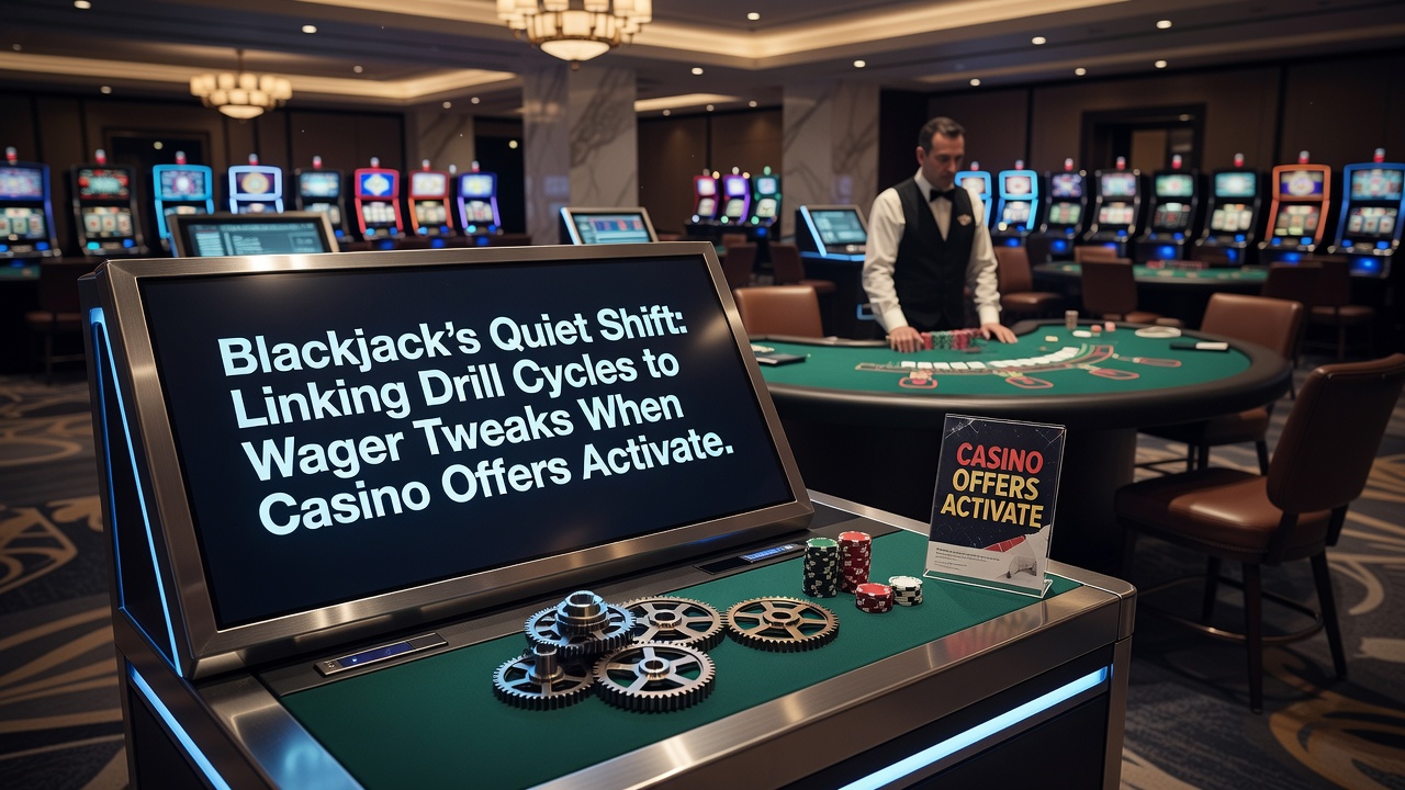 Datenvisualisierung von Wettanpassungen in Blackjack-Simulatoren bei aktivierten Angeboten