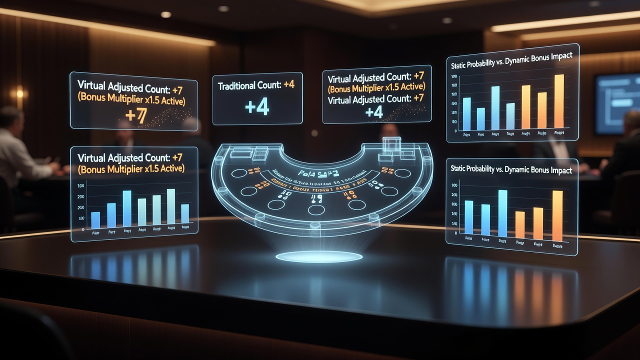 Analyse von Bonus-Einsatzmustern und angepassten Zählindizes in virtuellen Blackjack-Umgebungen