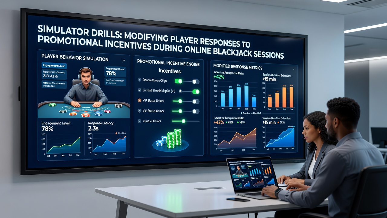 Datenanalyse zu veränderten Einsatzmustern nach Simulator-Training in Online-Blackjack