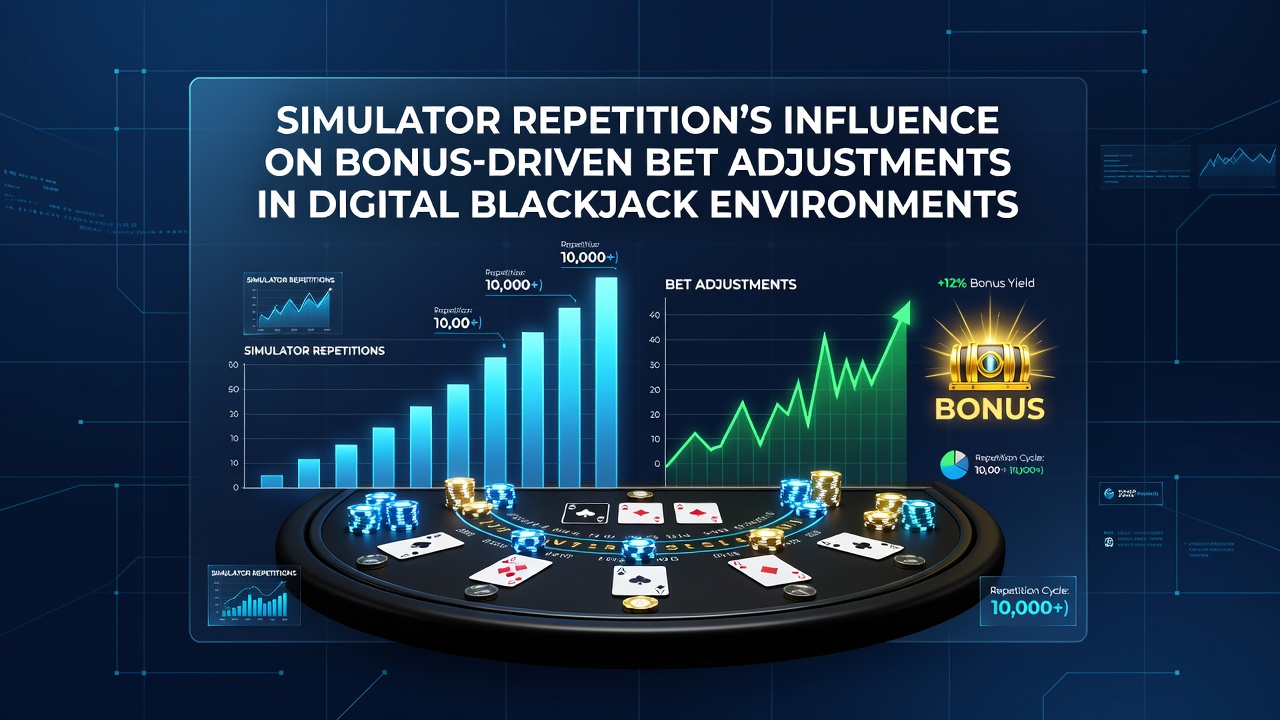Grafik zu Simulator-Trainingseinheiten und Einsatzanpassungen im Online-Blackjack
